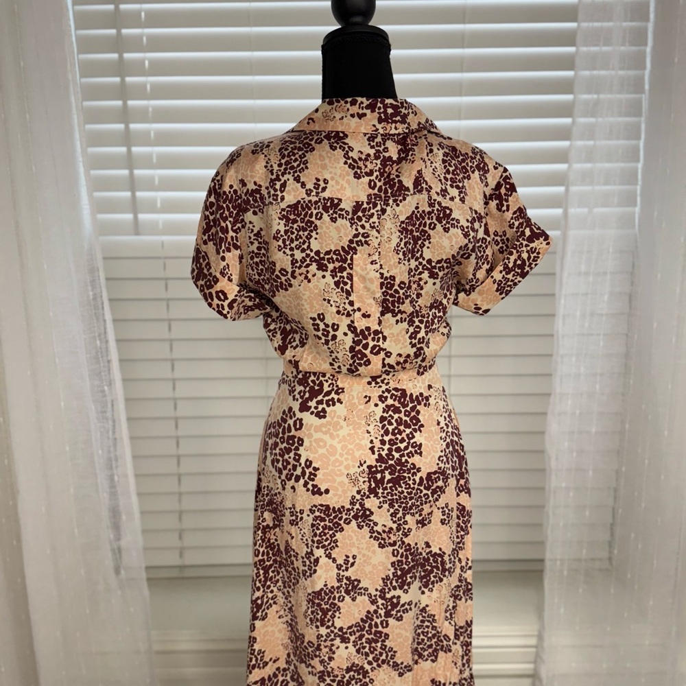EQUIPMENT FEMME ~ Floral Print Midi Dress - Picture 5 of 9